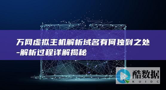 万网虚拟主机解析域名有何独到之处-解析过程详解揭秘