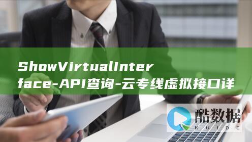 ShowVirtualInterface-API查询-云专线虚拟接口详情如何获取