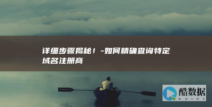 精准查找域名注册商方法