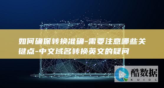 如何确保转换准确-需要注意哪些关键点-中文域名转换英文的疑问