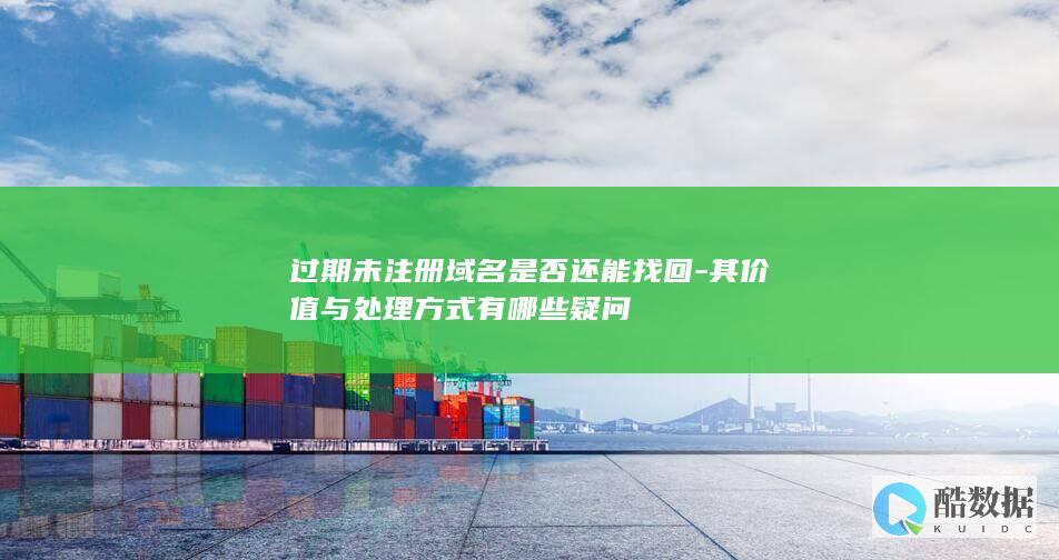 过期未域名找回指南