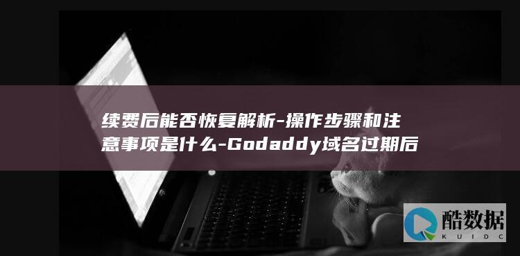 Godaddy域名过期续费注意事项