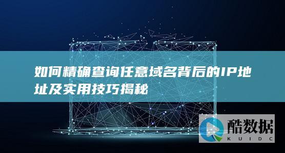 如何精确查询任意域名背后的IP地址及实用技巧揭秘