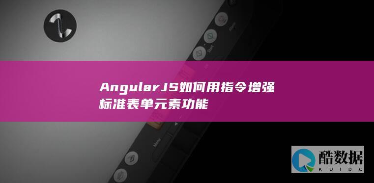 AngularJS如何用指令增强标准表单元素功能
