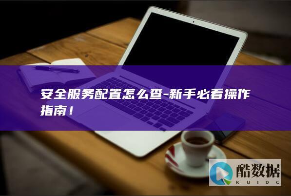 安全服务配置怎么查-新手必看操作指南！