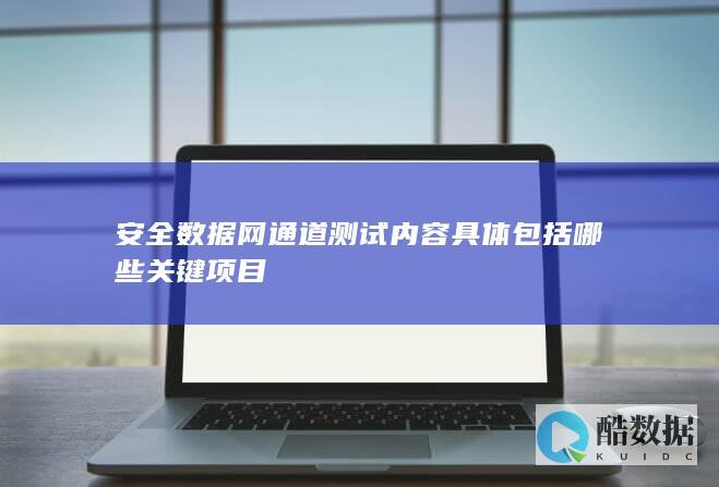 安全数据网通道测试内容具体包括哪些关键项目