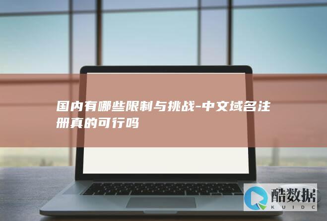 国内有哪些限制与挑战-中文域名注册真的可行吗