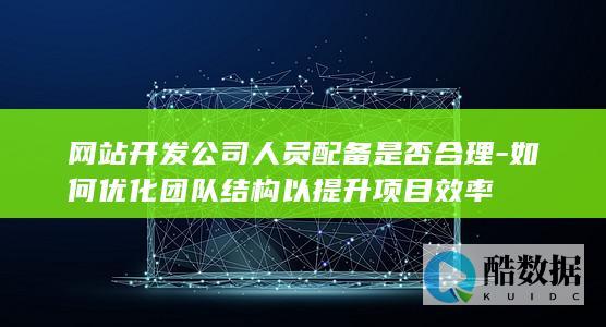 网站开发公司人员配备是否合理-如何优化团队结构以提升项目效率