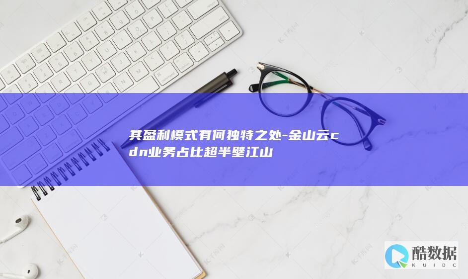 金山云CDN业务盈利占比解读