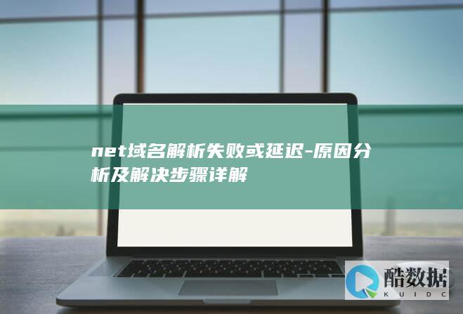 net域名解析失败怎么办