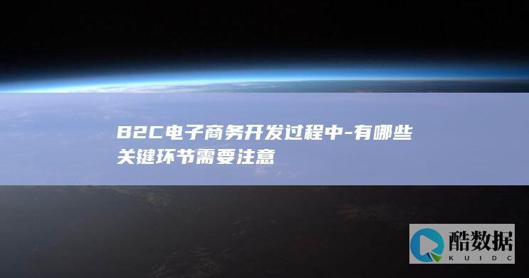 B2C电子商务开发过程中-有哪些关键环节需要注意