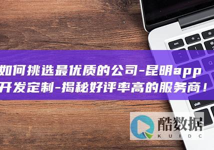 昆明开发优质服务商选择指南