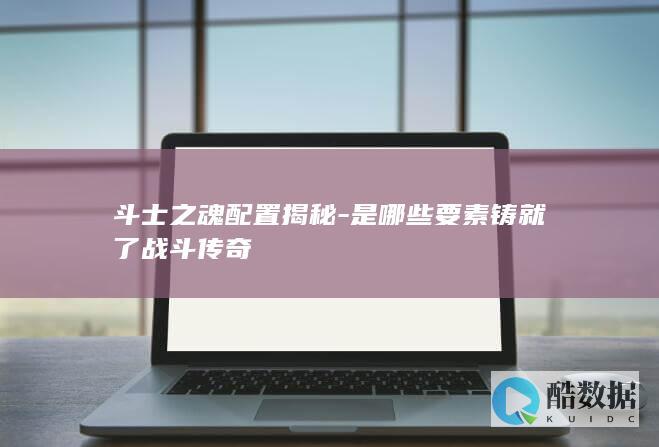 斗士之魂配置揭秘-是哪些要素铸就了战斗传奇