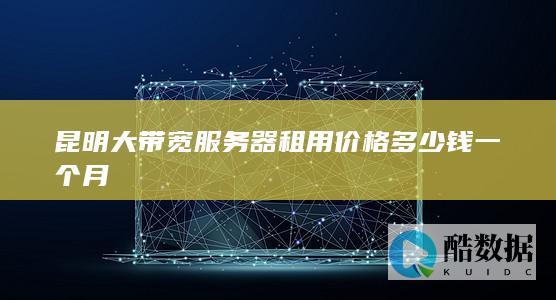 昆明大带宽服务器租用价格多少钱一个月