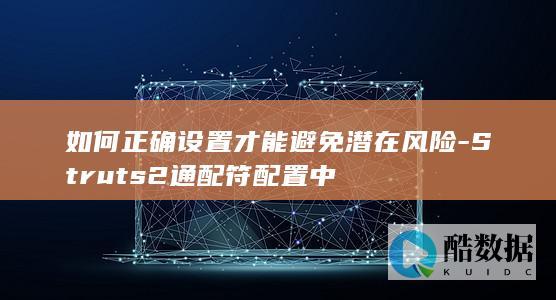 如何正确设置才能避免潜在风险-Struts2通配符配置中