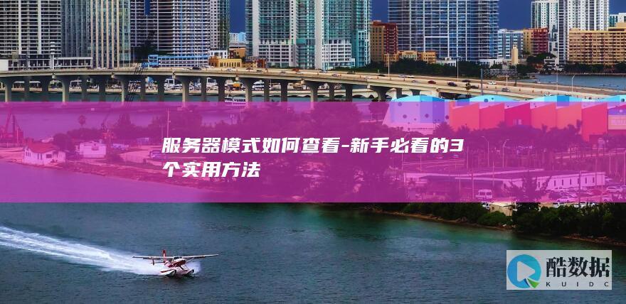 服务器模式怎么看新手