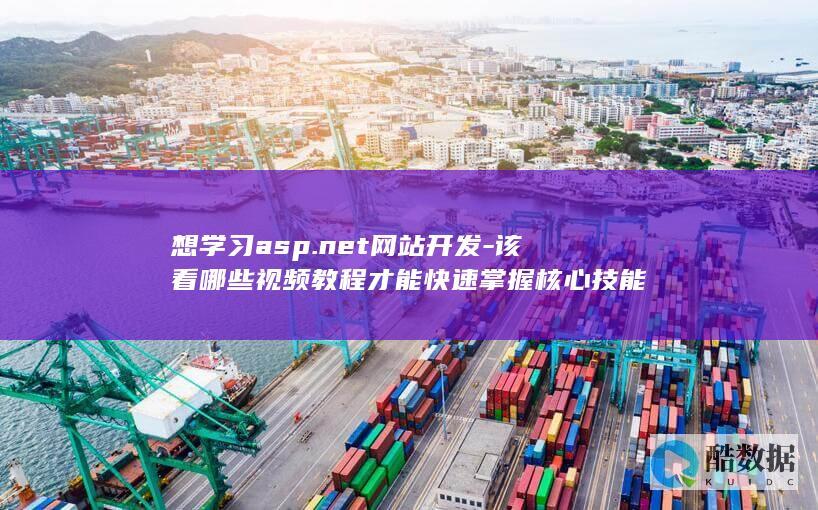 net学习视频教程