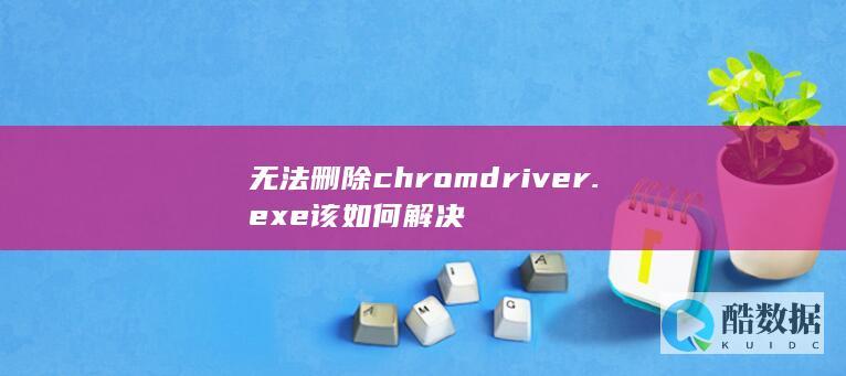 无法删除chromdriver.exe该如何解决