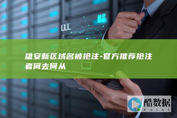 雄安新区域名抢注者处理办法