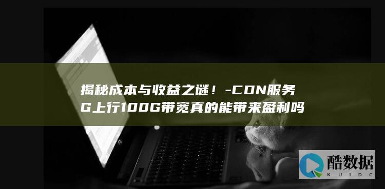 CDN服务G上行100G带宽真的能带来盈利吗