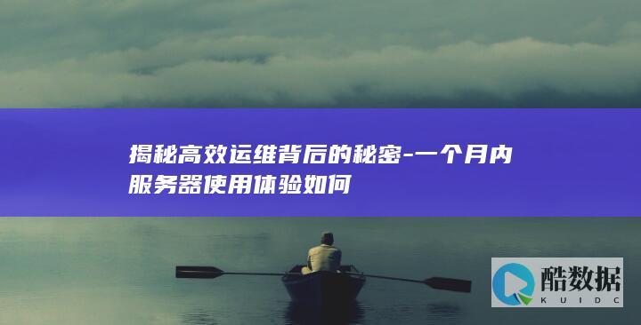 揭秘高效运维背后的秘密-一个月内服务器使用体验如何