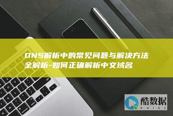 DNS解析中的常见问题与解决方法全解析-如何正确解析中文域名