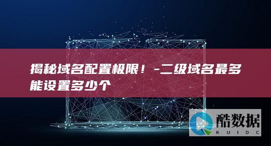 揭秘域名配置极限！-二级域名最多能设置多少个
