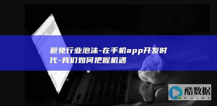手机app开发行业泡沫预警策略