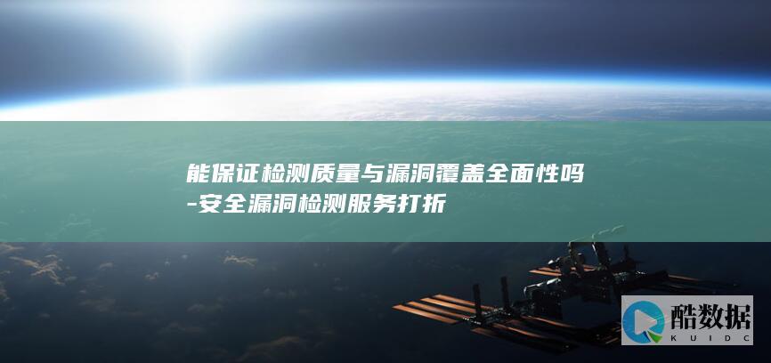 能保证检测质量与漏洞覆盖全面性吗-安全漏洞检测服务打折