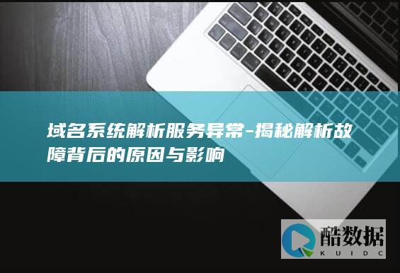 域名系统解析服务异常-揭秘解析故障背后的原因与影响