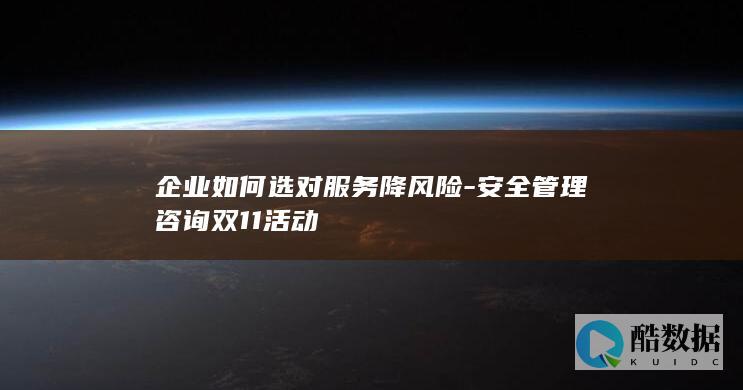 企业安全管理咨询双11选型