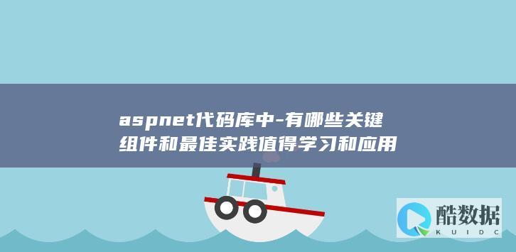 aspnet代码库中-有哪些关键组件和最佳实践值得学习和应用