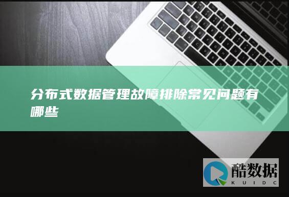 分布式系统数据管理问题处理