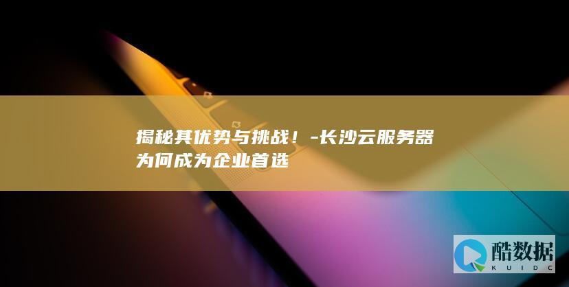 揭秘其优势与挑战！-长沙云服务器为何成为企业首选