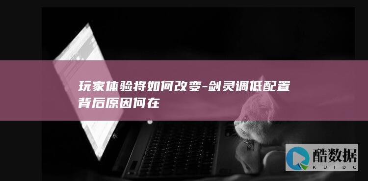 玩家体验将如何改变-剑灵调低配置背后原因何在
