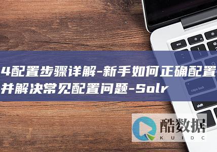 4配置步骤详解-新手如何正确配置并解决常见配置问题-Solr