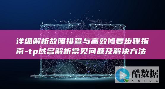详细解析故障排查与高效修复步骤指南-tp域名解析常见问题及解决方法
