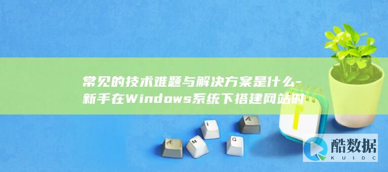 常见的技术难题与解决方案是什么-新手在Windows系统下搭建网站时