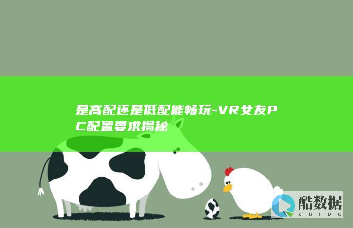 VR女友最低配置要求