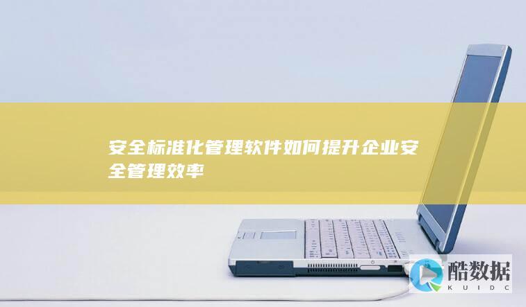 安全标准化软件优化管理流程