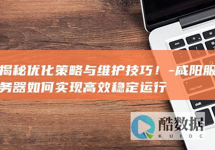 揭秘优化策略与维护技巧！-咸阳服务器如何实现高效稳定运行