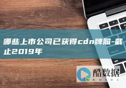 哪些上市公司已获得cdn牌照