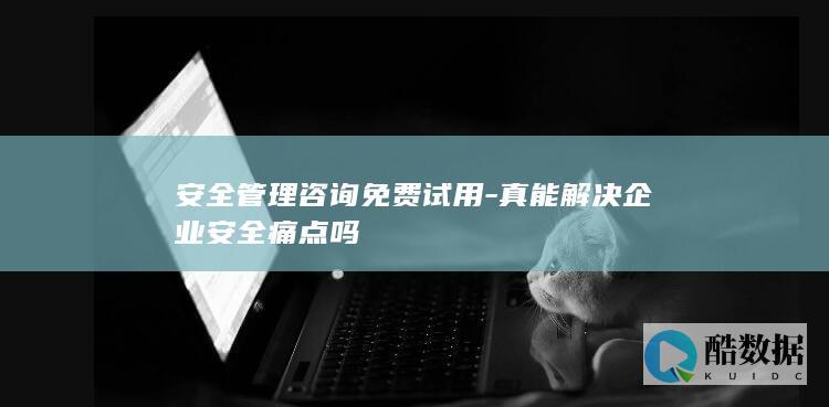 安全管理咨询免费试用-真能解决企业安全痛点吗