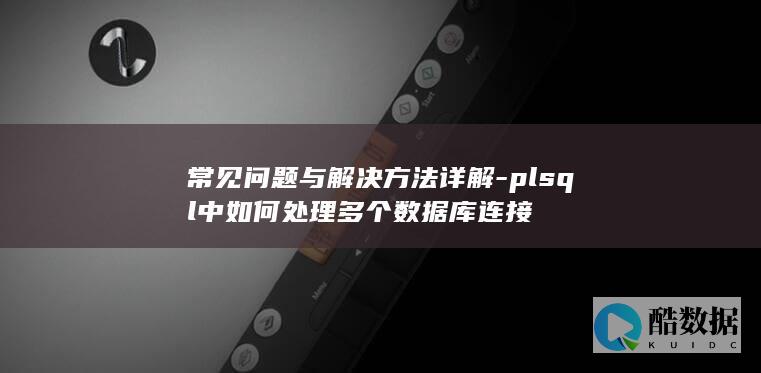 常见问题与解决方法详解-plsql中如何处理多个数据库连接