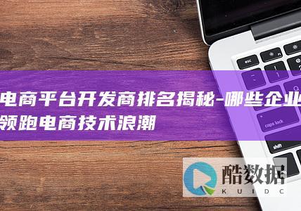 电商平台开发商排名揭秘-哪些企业领跑电商技术浪潮