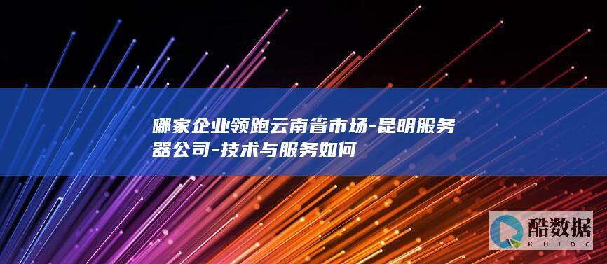 哪家企业领跑云南省市场-昆明服务器公司-技术与服务如何
