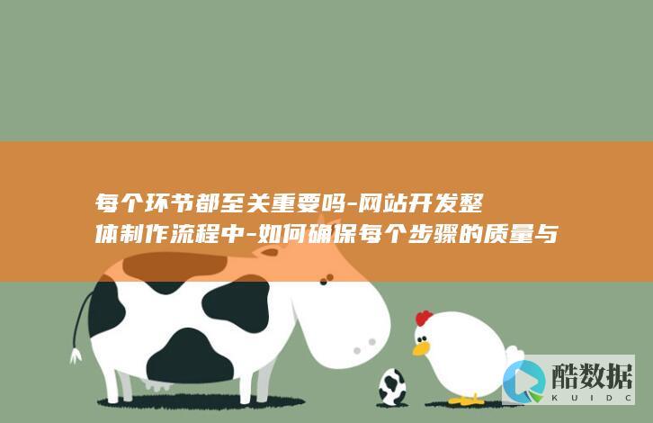 每个环节都至关重要吗-网站开发整体制作流程中-如何确保每个步骤的质量与效率
