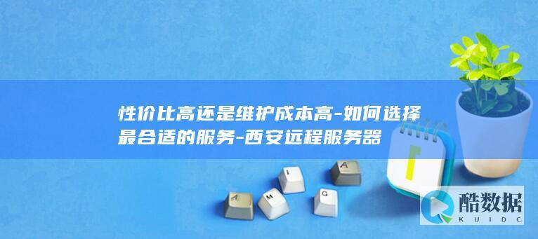 性价比高还是维护成本高-如何选择最合适的服务-西安远程服务器