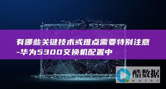 有哪些关键技术或难点需要特别注意-华为5300交换机配置中