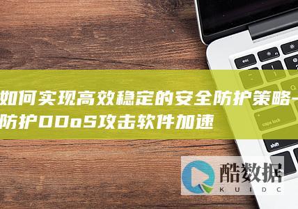 DDoS防护软件优化方案